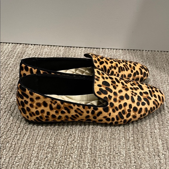 Never worn Birdies leopard print loafers size 10 - Picture 2 of 5